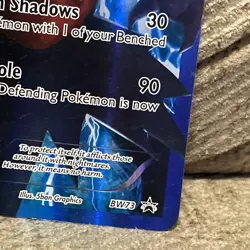 Jumbo Pokemon Darkrai TCG BW73 Black Star Promo 2013 Full Art - Image 5