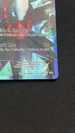 Pokemon Darkrai TCG BW73 Black Star Promo 2013 Full Art - Image 4