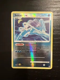 Pokemon TCG - Suicune - 19/132 - Reverse Holo Secret Wonders - Image 1