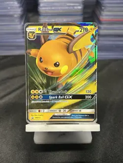 Pokemon TCG Raichu GX SM Black Star Promo SM213 Holo Promo - Image 2