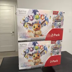 2x Pokemon TCG: Prismatic Evolutions ETB & Booster Bundle Costco 2-Pack LOT - Image 1