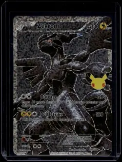 Pokemon TCG Zekrom 114/114 Celebrations Classic Collection NM - Image 1
