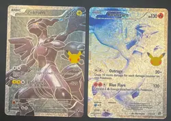 Pokemon TCG: Reshiram 113/114 Zekrom 114/114 Classic Collection Celebrations NM - Image 2