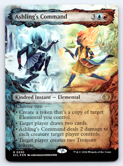 Ashling's Command FOIL Showcase - Lorwyn Eclipsed MTG - Image 1