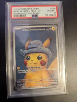 PSA 10 Pikachu with Grey Felt Hat Van Gogh 085 Pokemon English 2023 GEM MINT... - Image 1