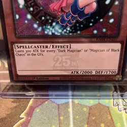 Yugioh Quarter Century Stampede: Dark Magician Girl (Alt Art) QCSR Ra04-En107 - Image 4