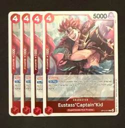 One Piece Eustass"Captain"Kid OP14-014 Foil Playset (x4) The Azure Sea's Seven - Image 1