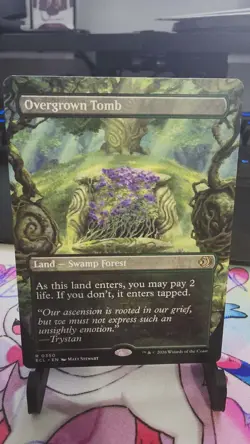 MTG Overgrown Tomb Non Foil Borderless Reversible Lorwyn Eclipsed NM - Image 1