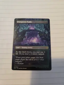 Overgrown Tomb (0350) (Borderless) MTG Lorwyn Eclipsed - Non Foil - Image 2