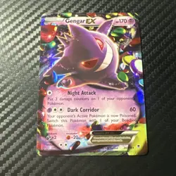Gengar EX 34/119 (NM) - 2014 XY Phantom Forces - Ultra Rare Holo Pokemon TCG - Image 1