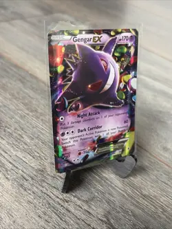 Gengar EX 34/119 Pokemon TCG XY Phantom Forces Ultra Rare Holo NM - Image 2