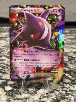 Gengar EX 34/119 Pokemon TCG XY Phantom Forces Ultra Rare Holo NM - Image 1