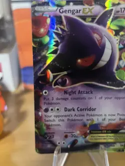 Gengar EX 34/119 Pokemon TCG XY Phantom Forces Ultra Rare Holo NM - Image 3