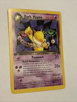 Pokemon TCG Dark Hypno Team Rocket 26/82 1st Edition Non-Holo Rare VLP - Image 3