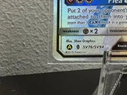 Pokemon TCG Sylveon GX Full Art SV76/SV94 Hidden Fates Shiny Vault - Image 5