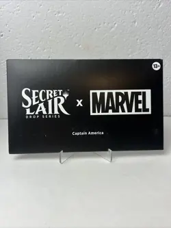 MTG Secret Lair x Marvel's Captain America NON Foil Edition - SEALED - Image 1