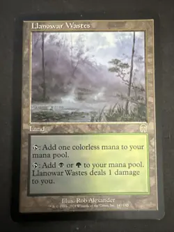 Llanowar Wastes 141 R Apocalypse Magic the Gathering MTG LP - Image 1