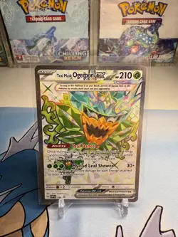 Pokemon TCG: Teal Mask Ogerpon ex 166 Black Star Promo NM - Image 1