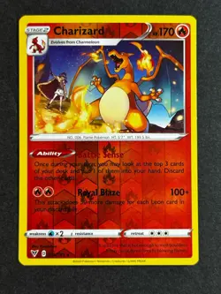Charizard 025/185 Reverse Holo Vivid Voltage Rare Pokemon TCG NM/LP - Image 1