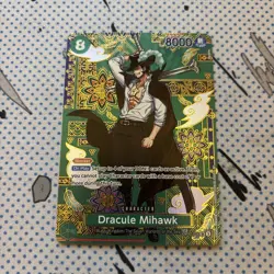 In Hand! English One Piece Dracule Mihawk OP12-030 SP The Azure Sea’s Seven OP14 - Image 1