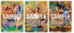 One Piece TCG OP-13 Gold Secret Rare Sec card Luffy Sabo Ace SR 118 119 120 op13 - Image 2