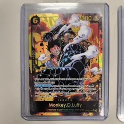 OP10-118 Monkey.D.Luffy SEC Alt Art One Piece TCG + Portgas D Ace OP13 - Image 2