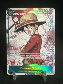 One Piece OP13-118 Monkey.D.Luffy Sec Rare Alt Art AA Carring on His Will - Image 1