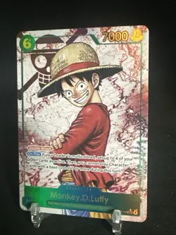 One Piece OP13-118 Monkey.D.Luffy Sec Rare Alt Art AA Carring on His Will - Image 2