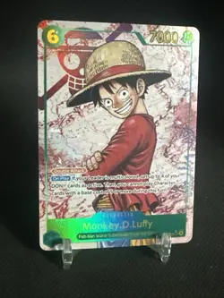 One Piece OP13-118 Monkey.D.Luffy Sec Rare Alt Art AA Carring on His Will - Image 3
