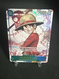 One Piece OP13-118 Monkey.D.Luffy Sec Rare Alt Art AA Carring on His Will - Image 4