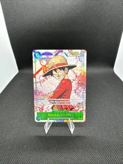 One Piece OP13-118 Monkey.D.Luffy Sec Rare Alt Art AA Carring on His Will - Image 1