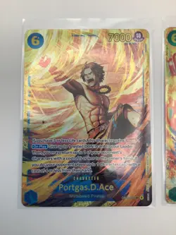 One Piece OP13 Monkey D. Luffy & Portgas D. Ace SEC card lot secret - Image 3