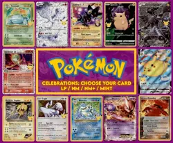 Pokemon Celebrations Pick your Card 25th Anniversary Set 2021 Singles MP-NM+ - Image 1
