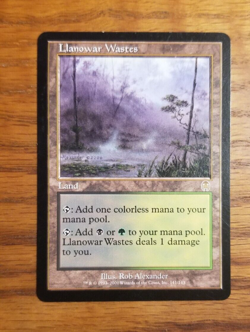MTG Llanowar Wastes Apocalypse NM/MINT Land Rare MAGIC THE GATHERING CARD - Image 1