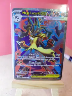 Pokemon TCG Mega Lucario EX 160/132 Ultra Rare Holo Card Mega Evolutions - Image 1