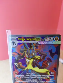 Pokemon TCG Mega Lucario EX 160/132 Ultra Rare Holo Card Mega Evolutions - Image 2