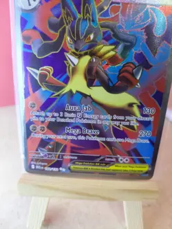 Pokemon TCG Mega Lucario EX 160/132 Ultra Rare Holo Card Mega Evolutions - Image 3