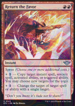 Foil Return the Favor - otj - 142 | MTG Card - Image 3
