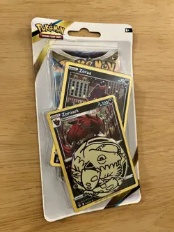 POKEMON BRILLIANT STARS Checklane Blister Pack Zoroark Zorua Promo Cards MINT - Image 1