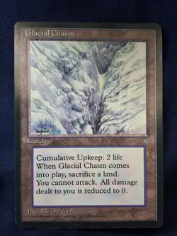 Glacial Chasm - Ice Age ~LP~ Magic The Gathering MTG - Image 1