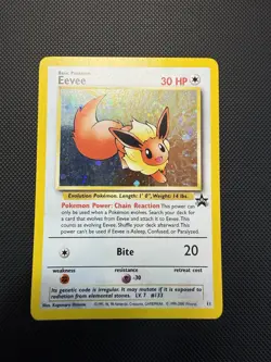 Eevee Promo Holo WOTC Black Star Promo Pokemon Card LP+ - Image 1