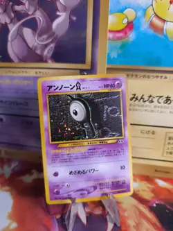 Pokemon Karte Card Unown Icognito A Neo Discovery Entdeck Holo Wotc japanese Exc - Image 1