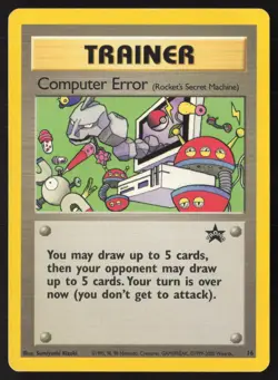 Pokemon TCG | Computer Error 16 | Black Star Promo | Medium Played - Image 1