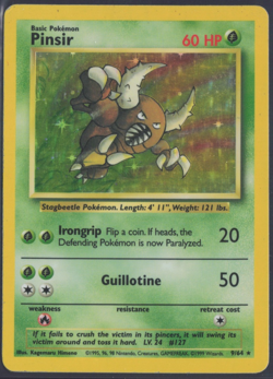 Pokemon TCG | Jungle NO SYMBOL ERROR | Pinsir 9/64 | LP - Image 1