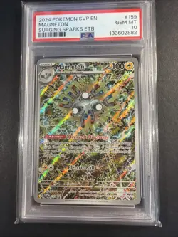 Pokemon Surging Sparks Black Star Promo Magneton #159 PSA 10 Gem Mint - Image 1