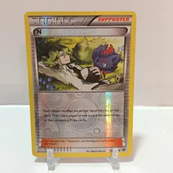Pokemon N (Reverse Holo) 105/124 MP XY Fates Collide - Image 1