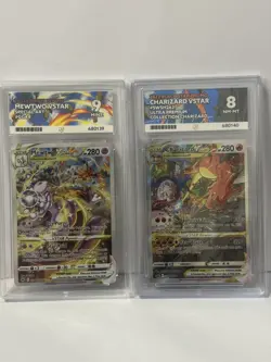 ACE Graded Sequential Pokemon Lot Mewtwo VSTAR GG44 Charizard VSTAR SWSH262 - Image 1