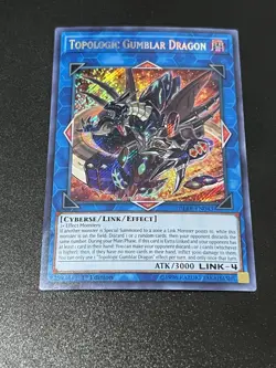 Yu-Gi-Oh! Topologic Gumblar Dragon BLRR EN043 1st Edition NM - Image 1