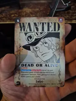 Wanted Dead or Alive Sabo SP OP13-120 SEC Alt Art English EN Rare One Piece - Image 4