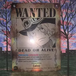 Wanted Dead or Alive Sabo SP OP13-120 SEC Alt Art English EN Rare One Piece - Image 2
